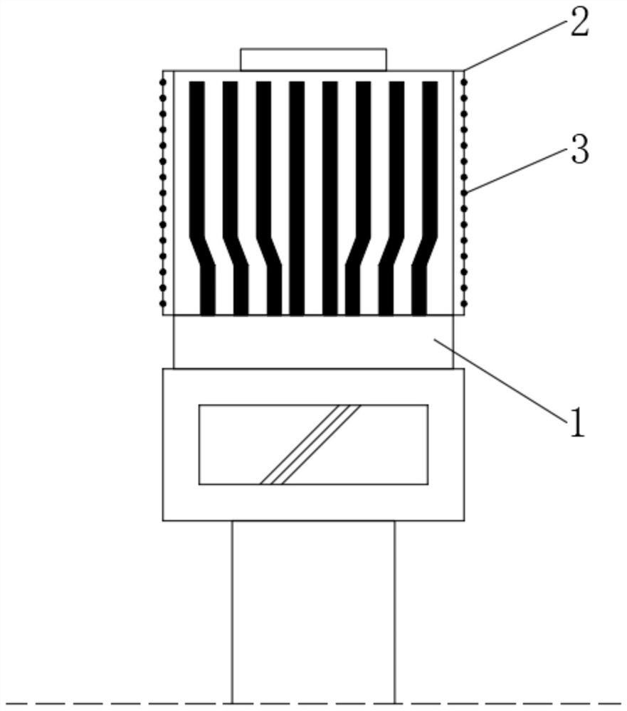 Phase-change type high-protection network interface