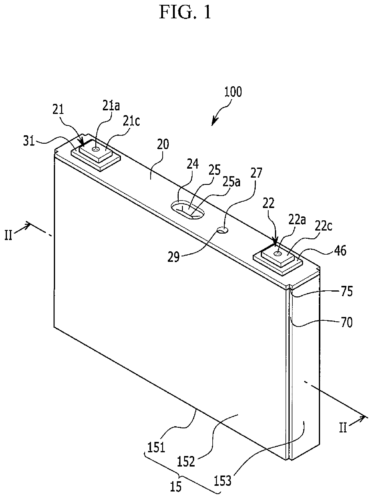 Rechargeable battery and module thereof