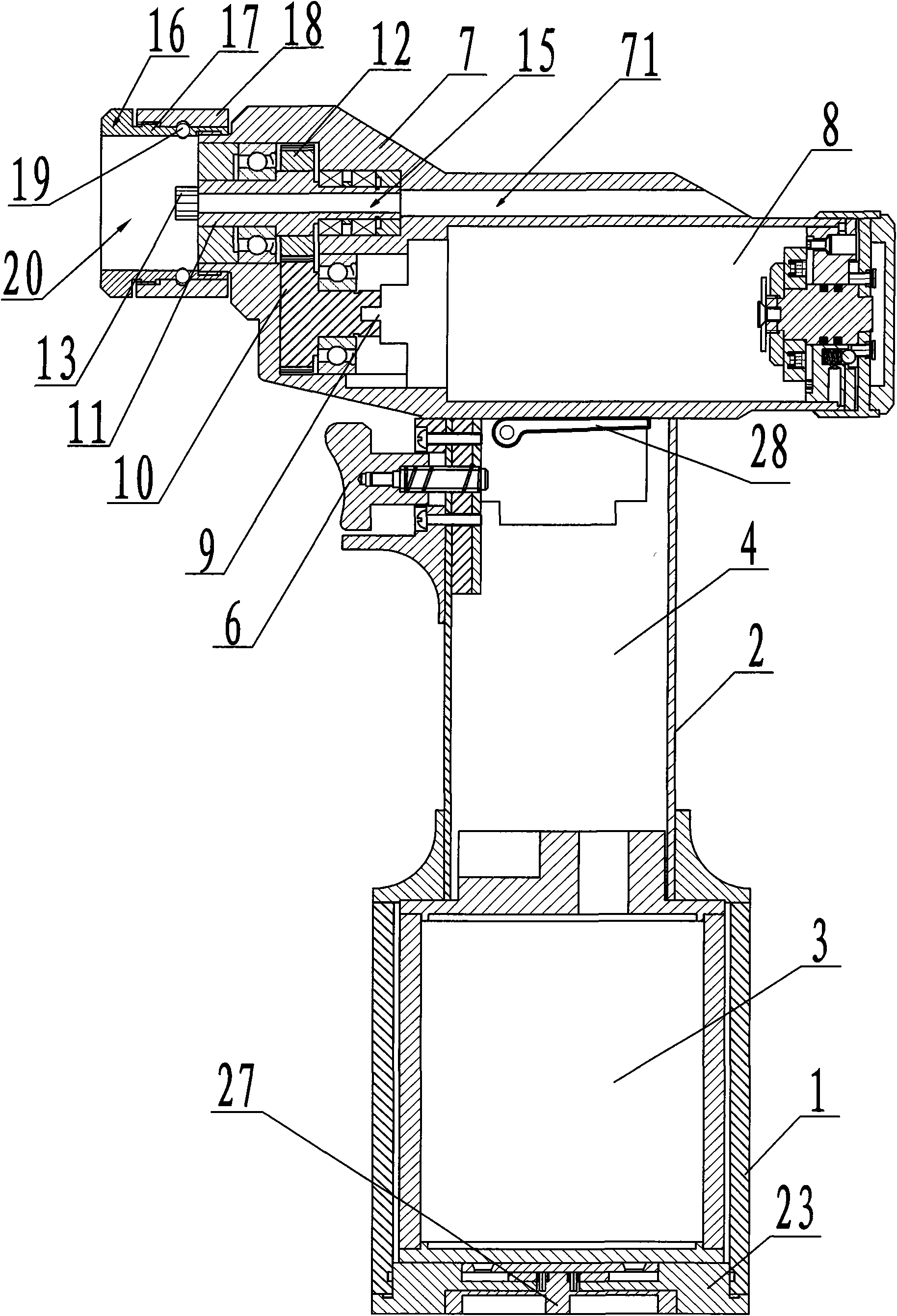 Combined medical orthopaedic electric drill