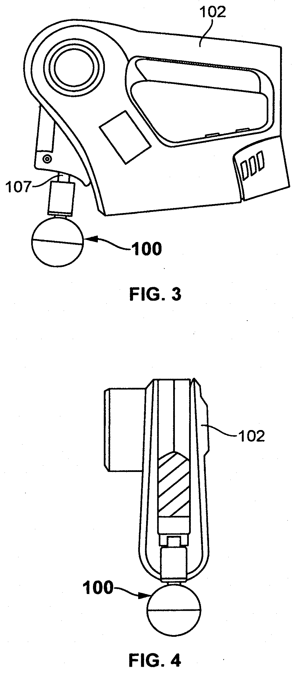 Massaging head for a massage device