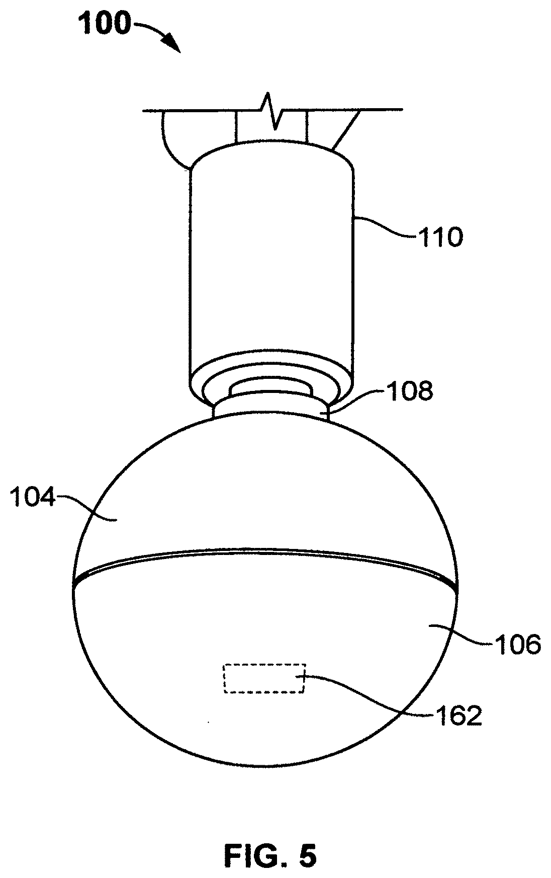 Massaging head for a massage device