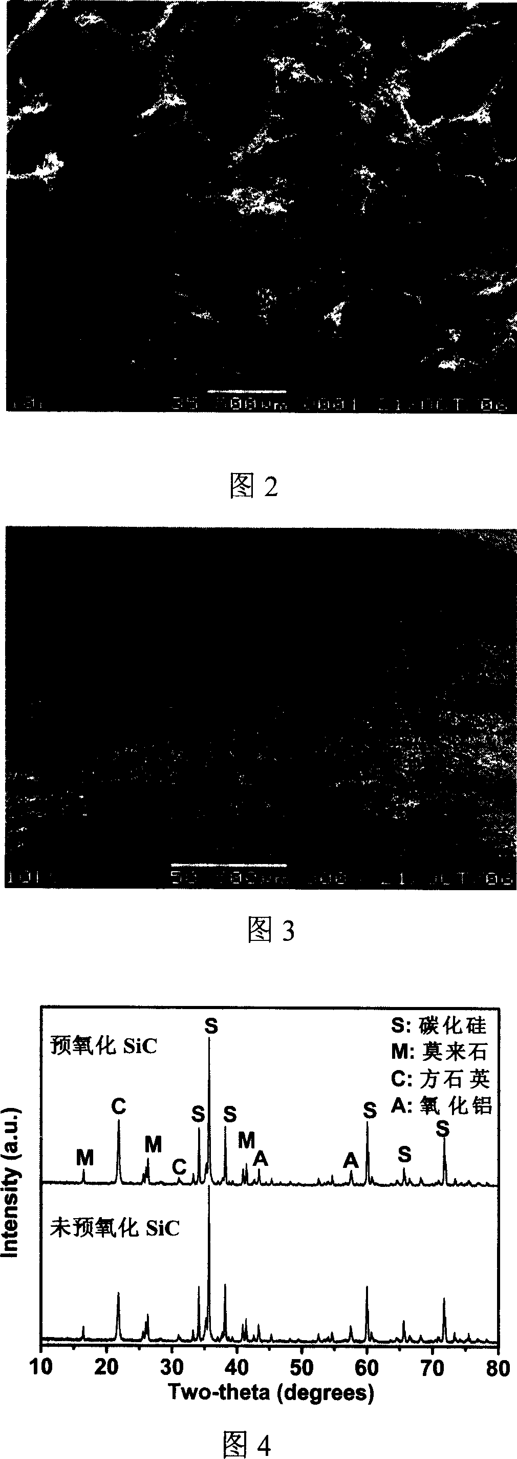 Method for preparing silicon carbide porous ceramic using gelatin wrapping-freeze drying process