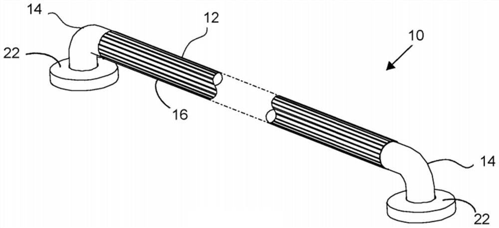 Handrail rod