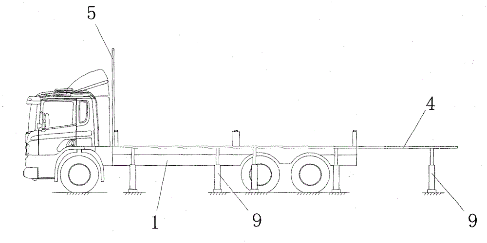 A deployable electric equipment high-voltage test vehicle