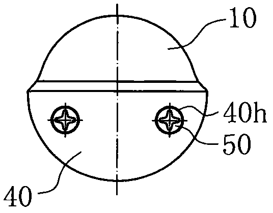 LED daylight lamp without dark zones at two ends