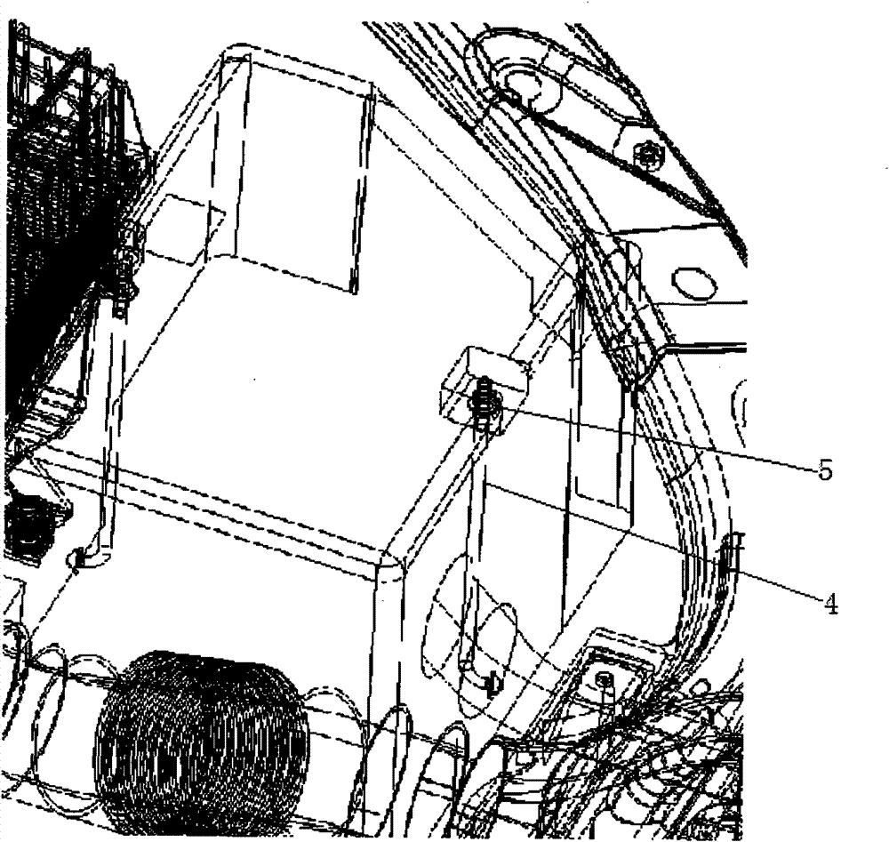 Storage battery heat shield