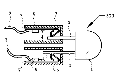 Comprehensive wiring LED device