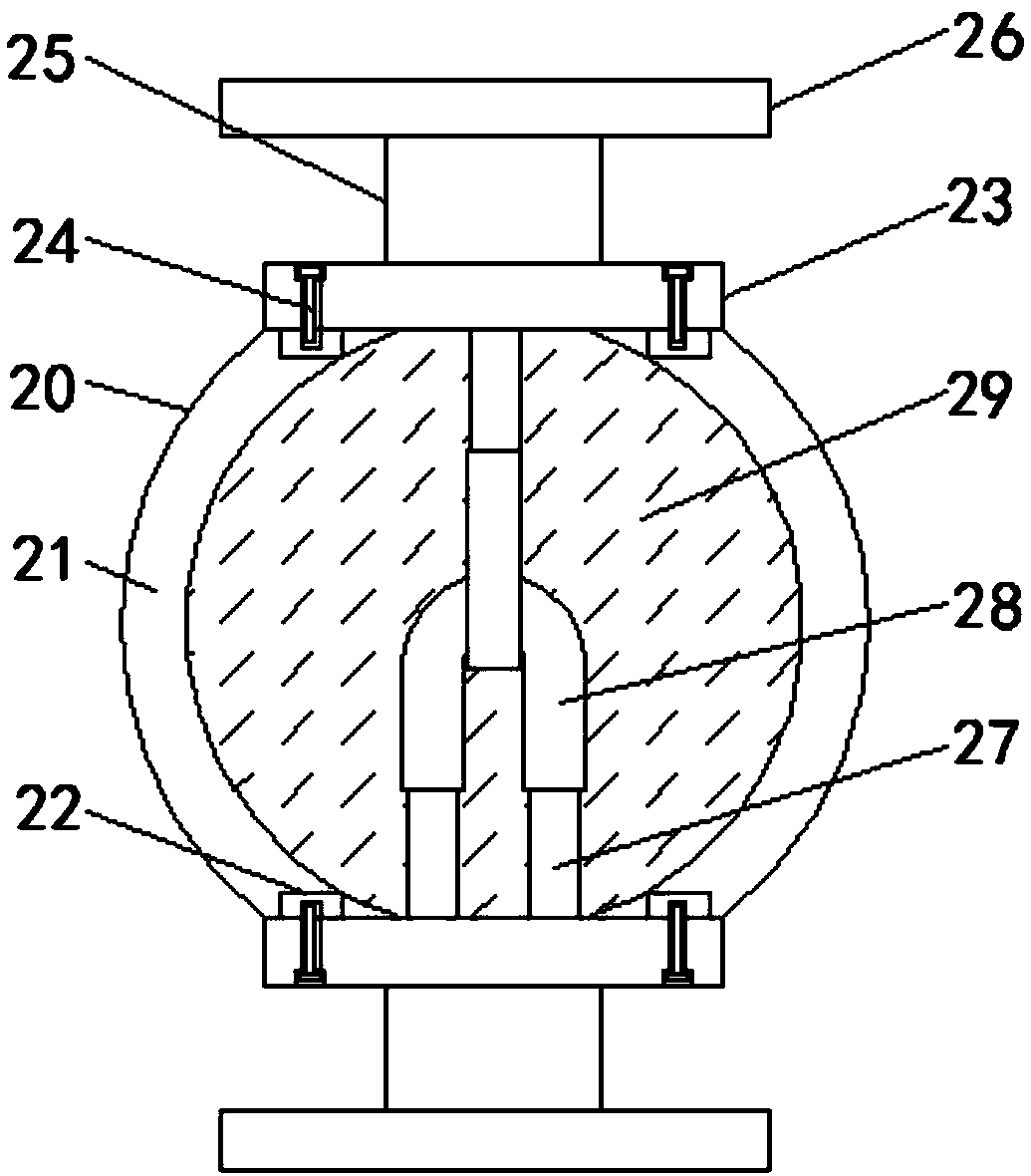 Robot transport protection shell with vibration reduction function