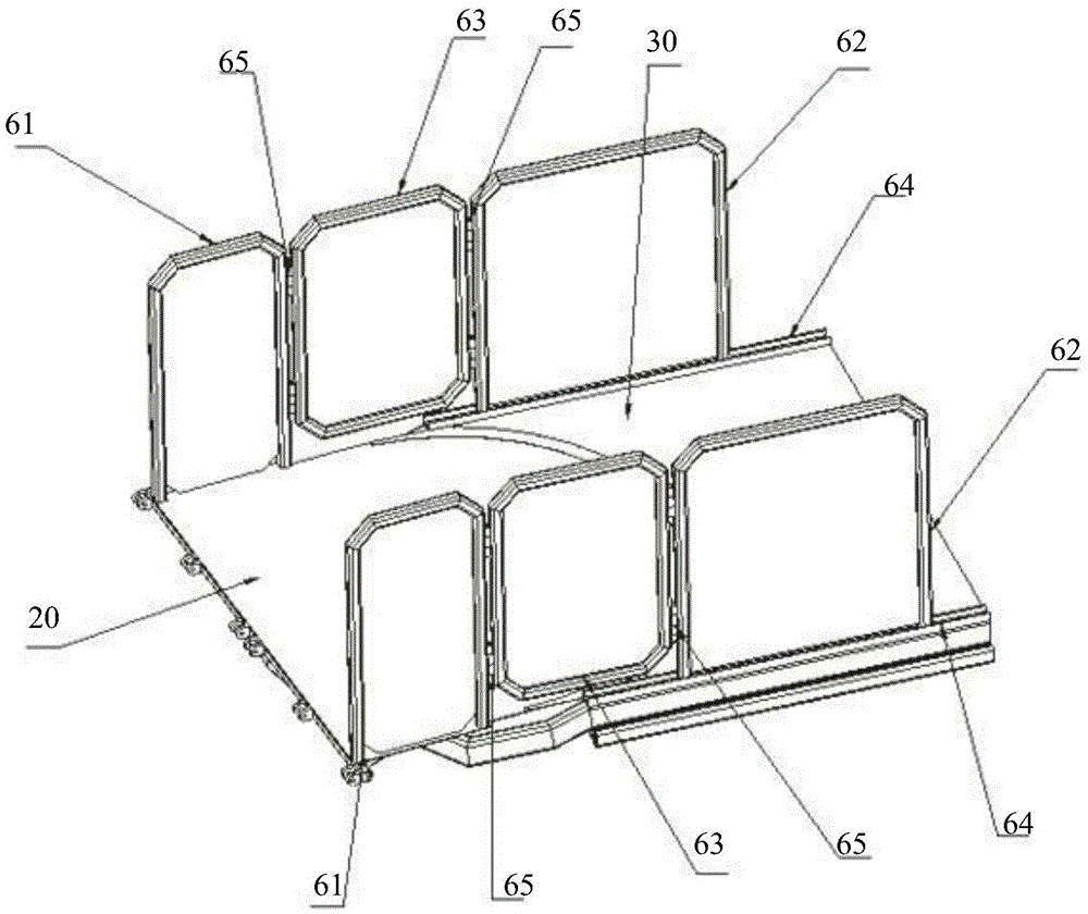 Cab apron device for boarding bridge connection ship and boarding bridge