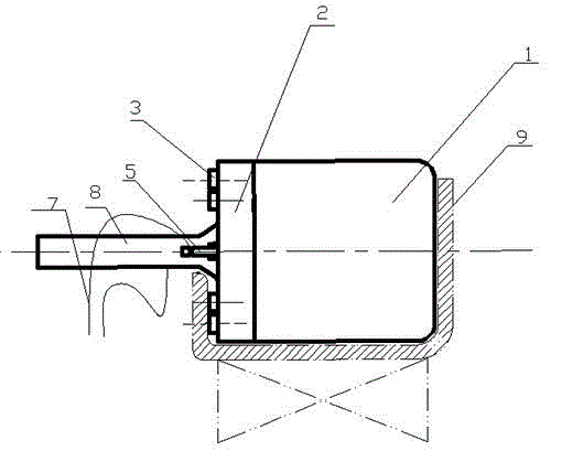 Novel SHPB (split Hopkinson pressure bar) explosive power source device