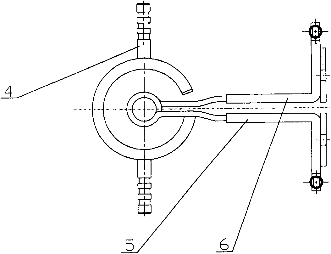 Induction quenching method of gearshift shaft of change gear case