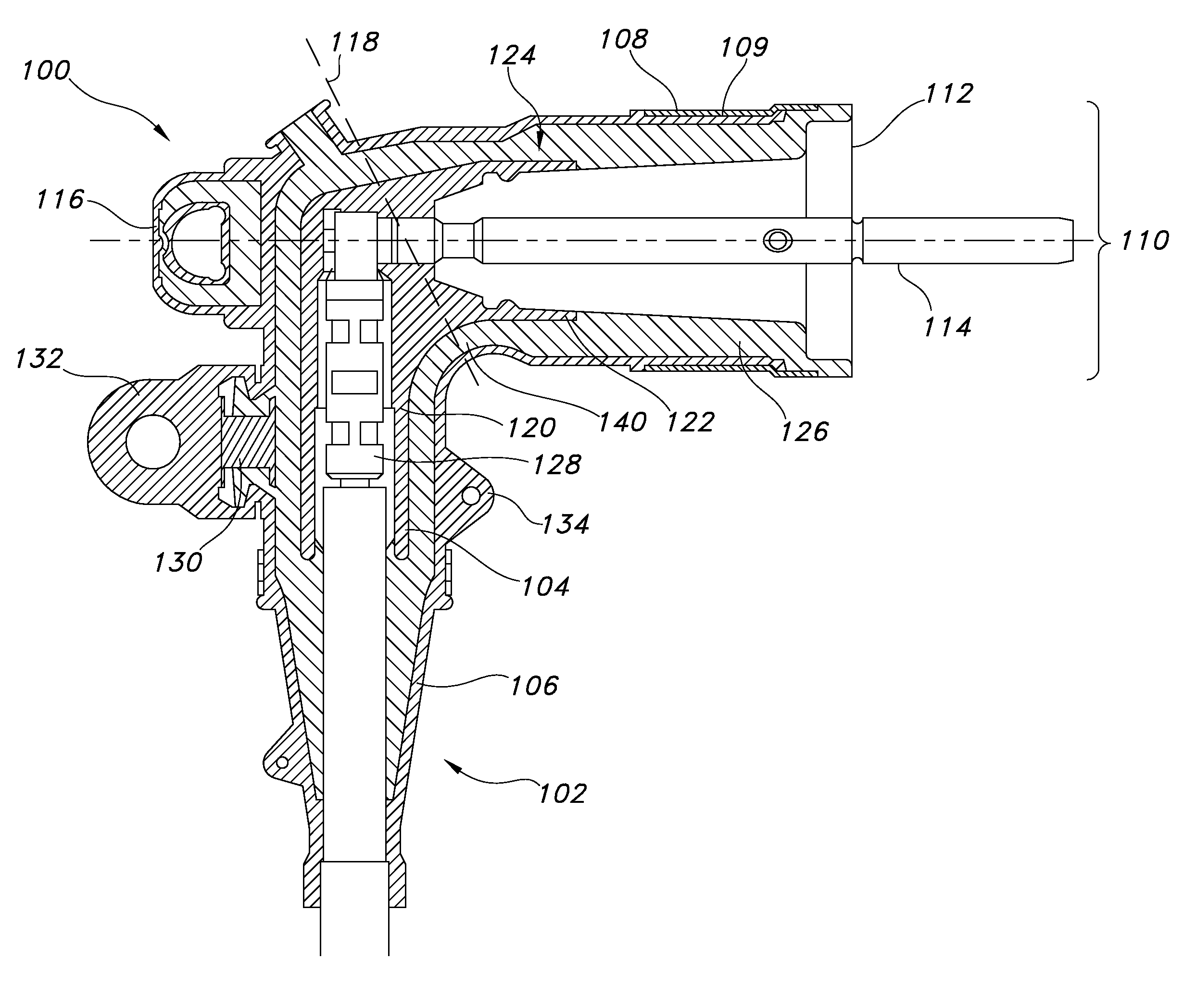 Two-material separable insulated connector