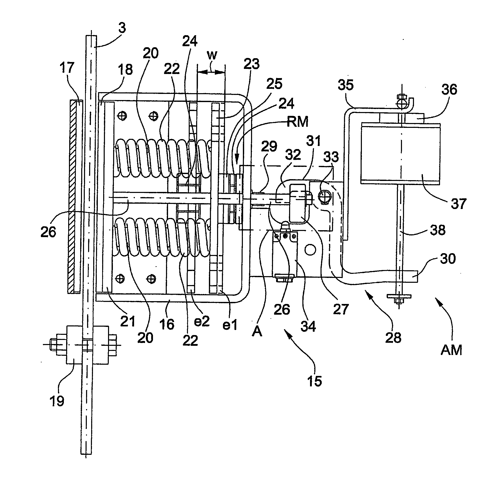 Cable brake for an elevator