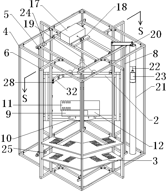 Octahedral stereo garage