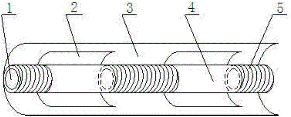 Composite filter stick wound with spice-containing threads and preparation method of composite filter stick