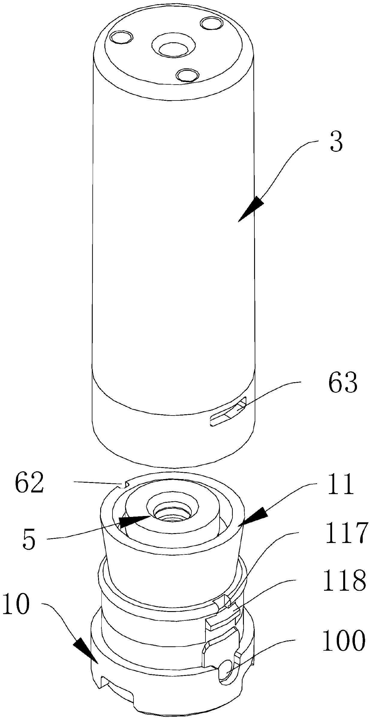 Electronic atomization device and atomizer thereof