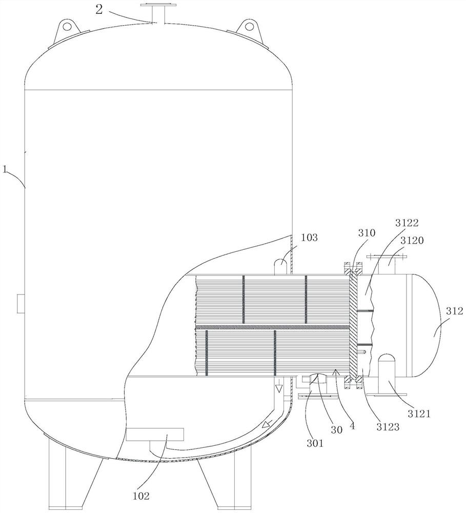 Efficient constant-temperature half-storage type heat exchange unit