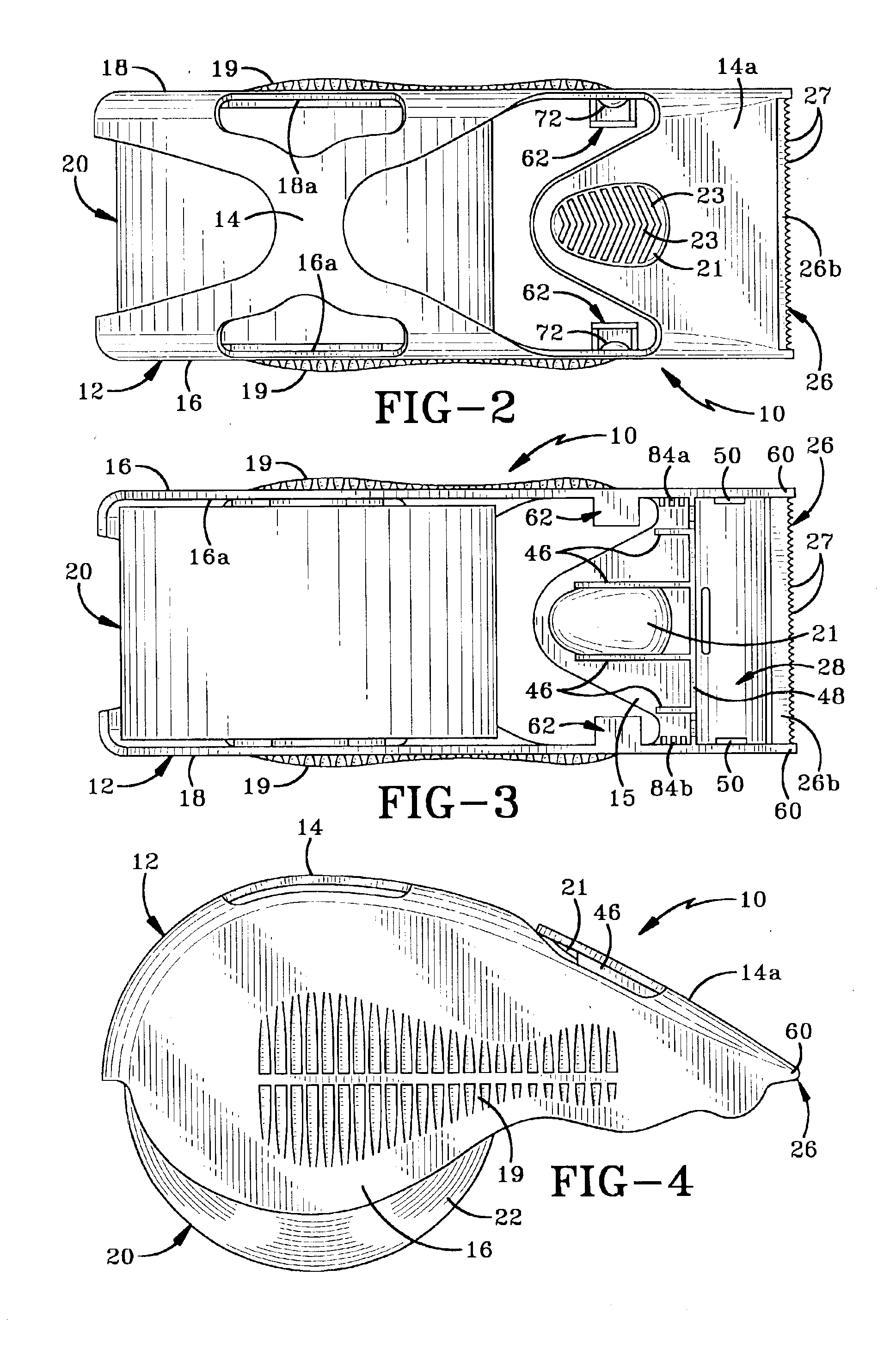 Tape dispenser having a tape retaining and application area