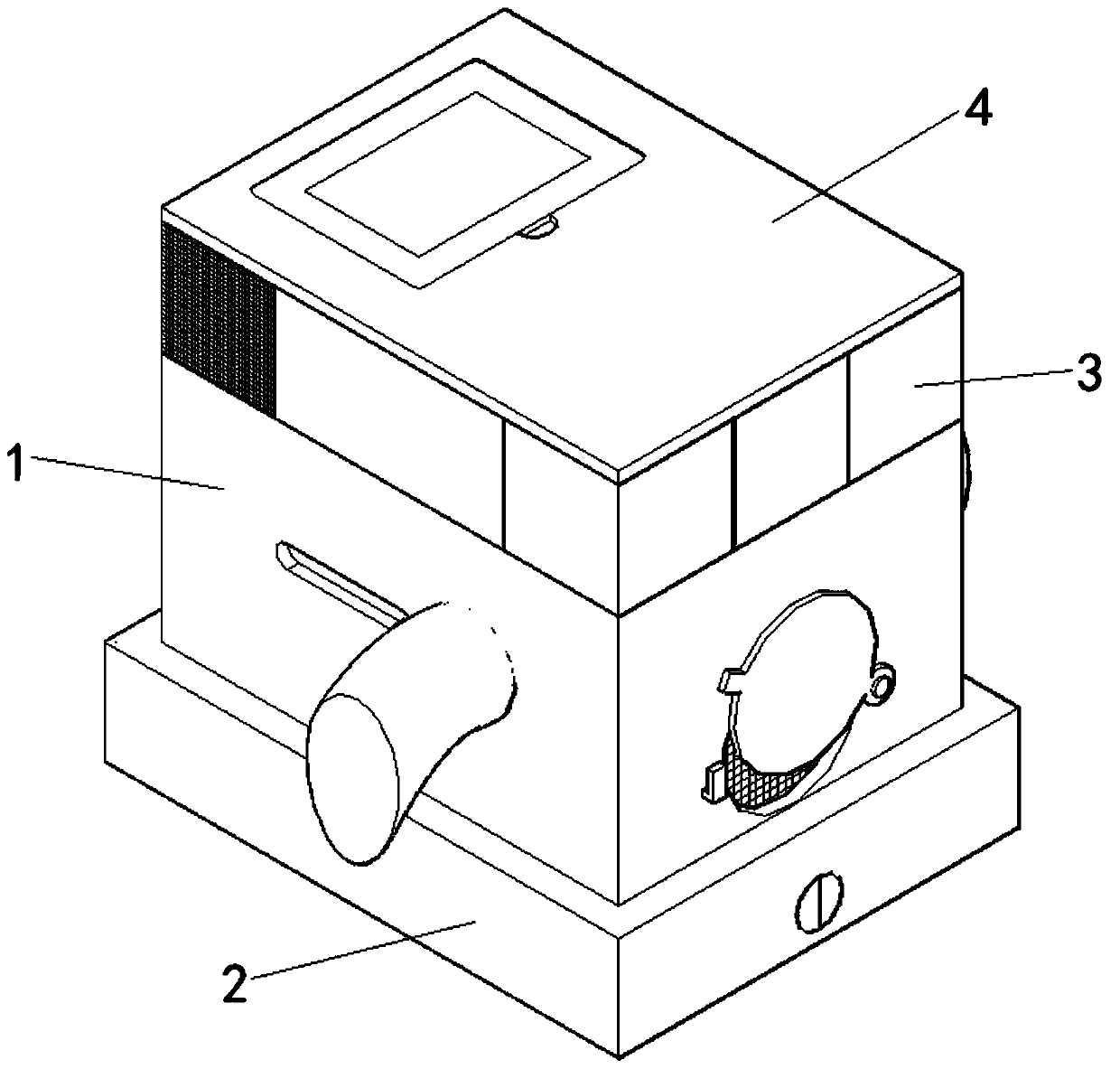 Single-cage-position barrier environment breeding cage of independent air supply system