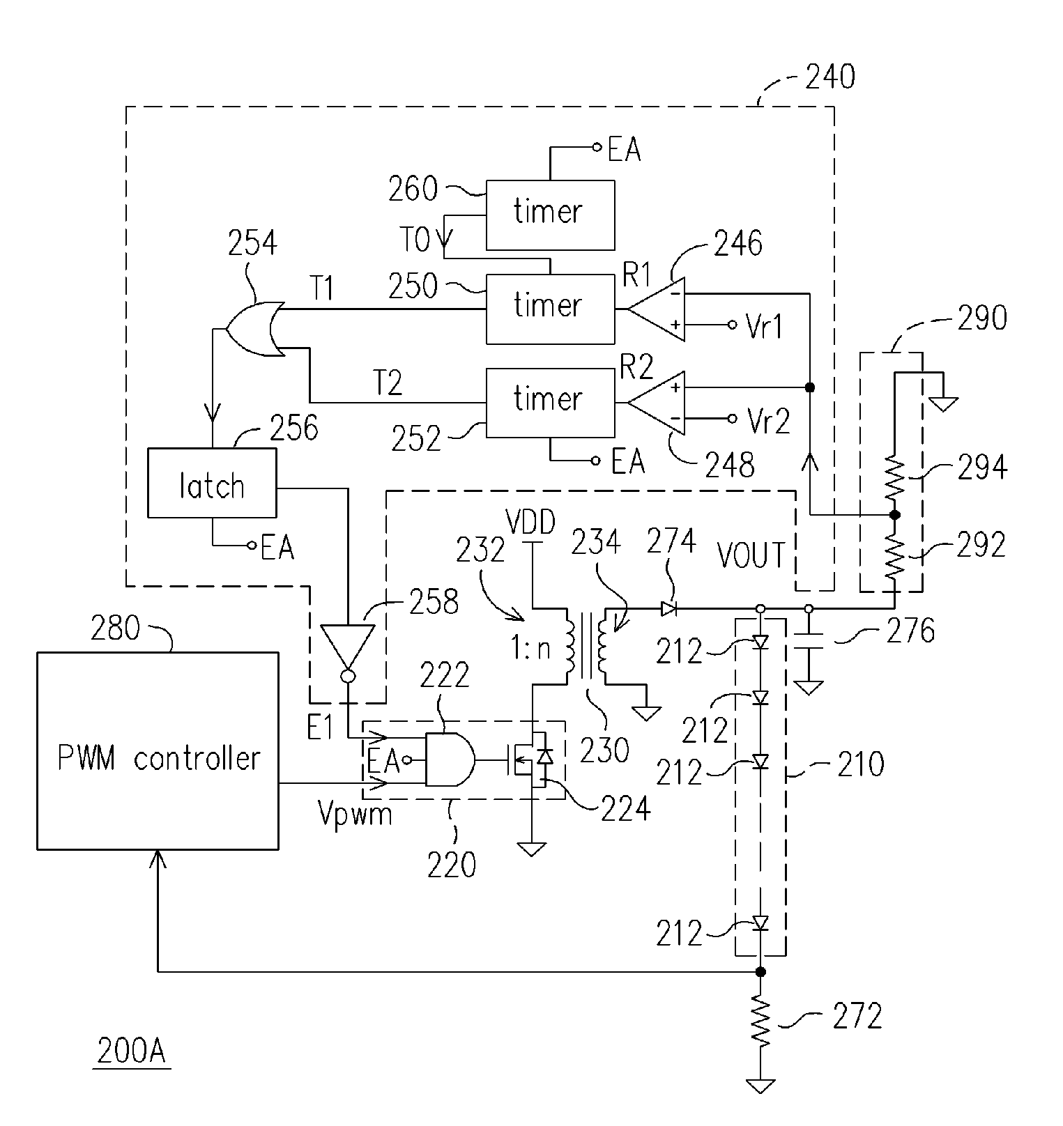 Driving circuit with protection module for back light module