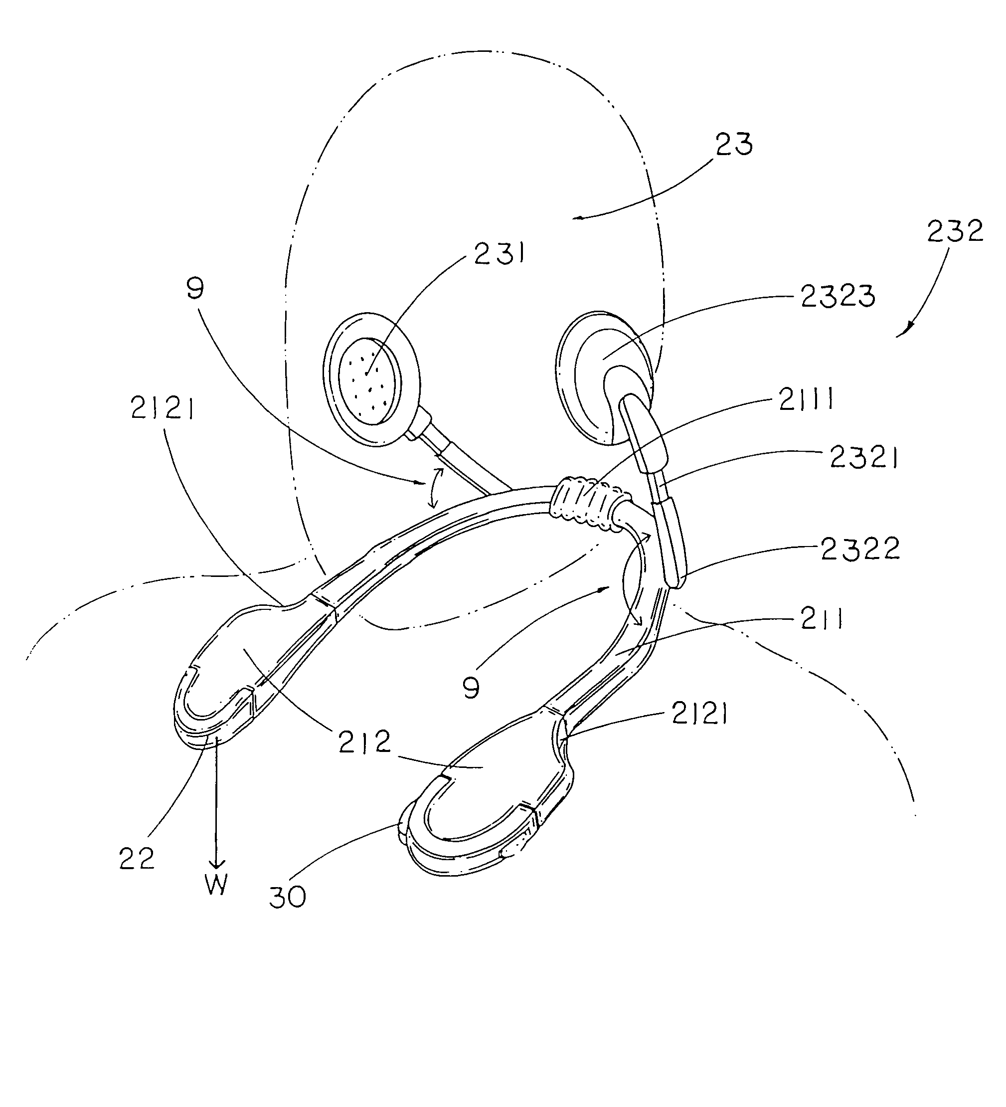 Shoulder/neck supporting electronic application