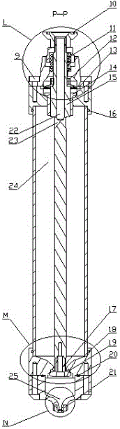 Integral automatic sealing liquid injector