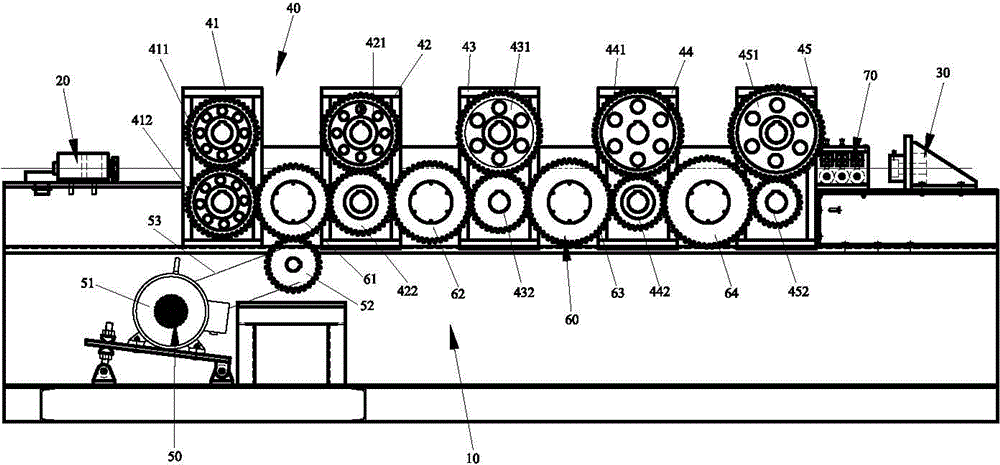 Thrust composite power device and method applying same for producing specially-shaped wire materials