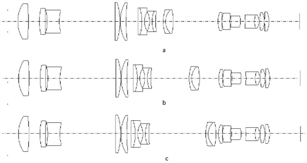 A Continuous Zoom Optical System with External Entrance Pupil