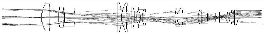 A Continuous Zoom Optical System with External Entrance Pupil