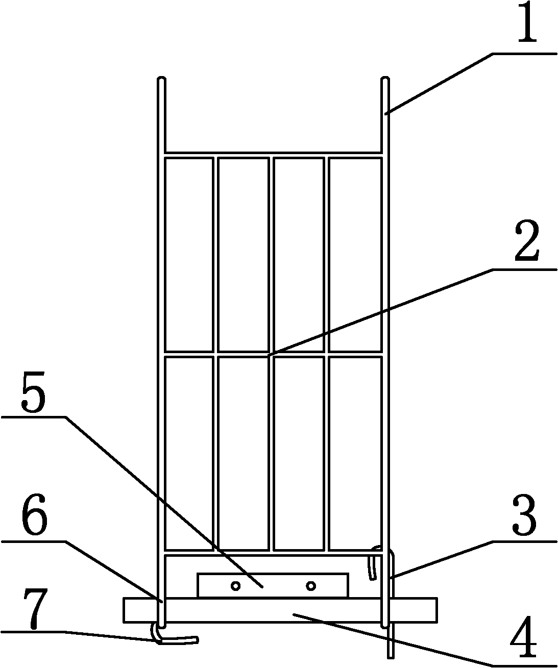 Vertical transportation hanger