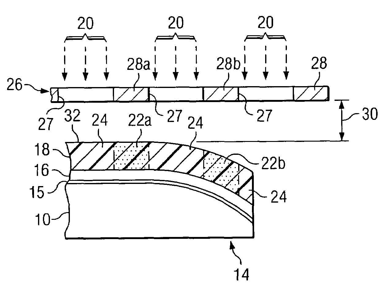 System and method for exposure of partial edge die