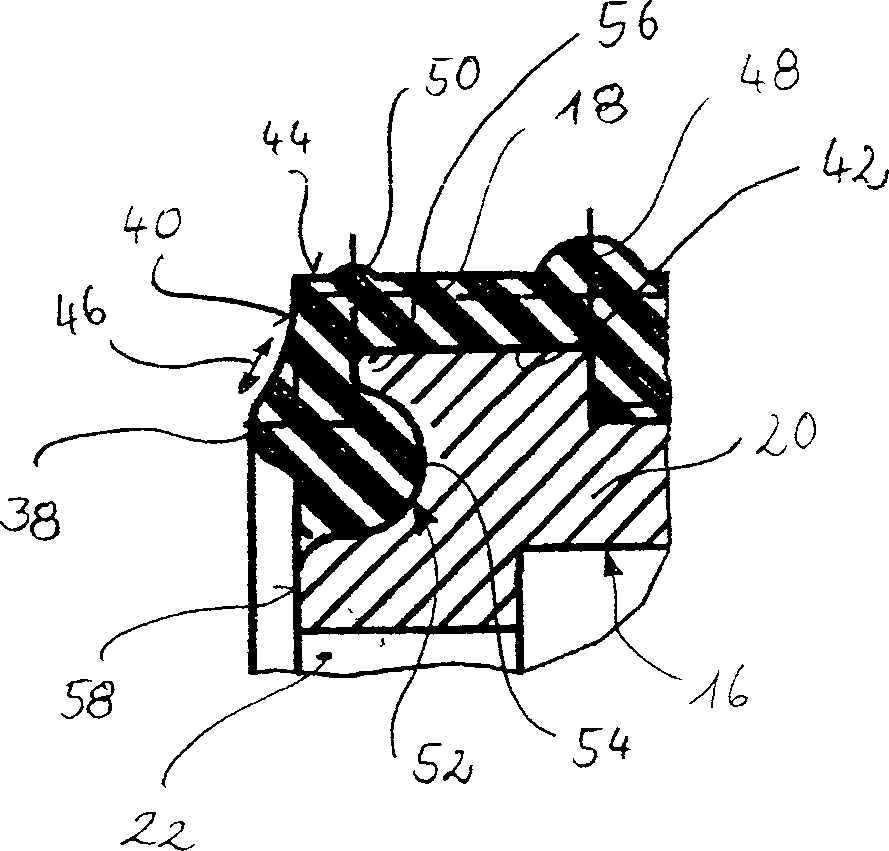 Piston for a hydraulic brake system and master cylinder equipped therewith