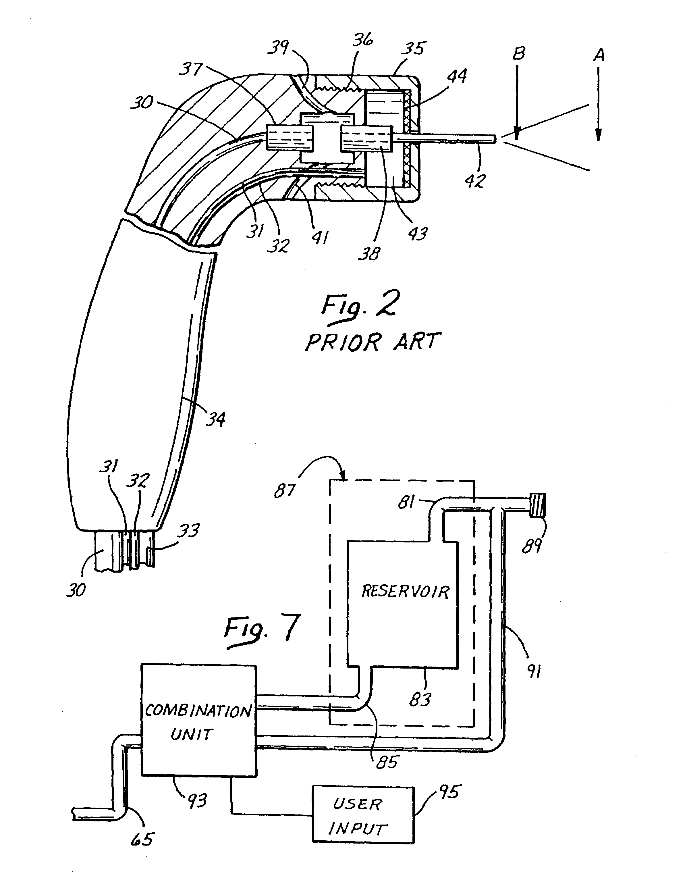 Fluid and laser system