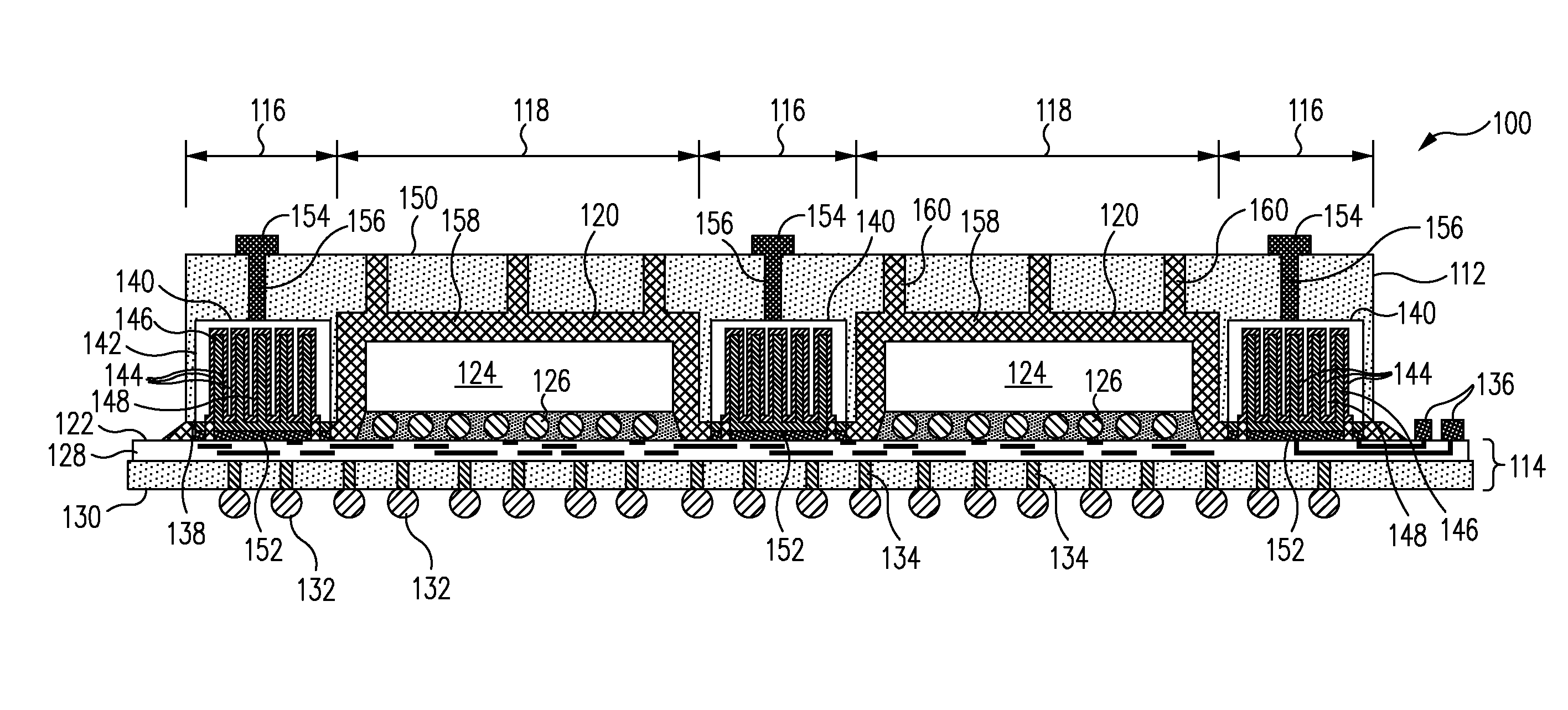 Making electrical components in handle wafers of integrated circuit packages