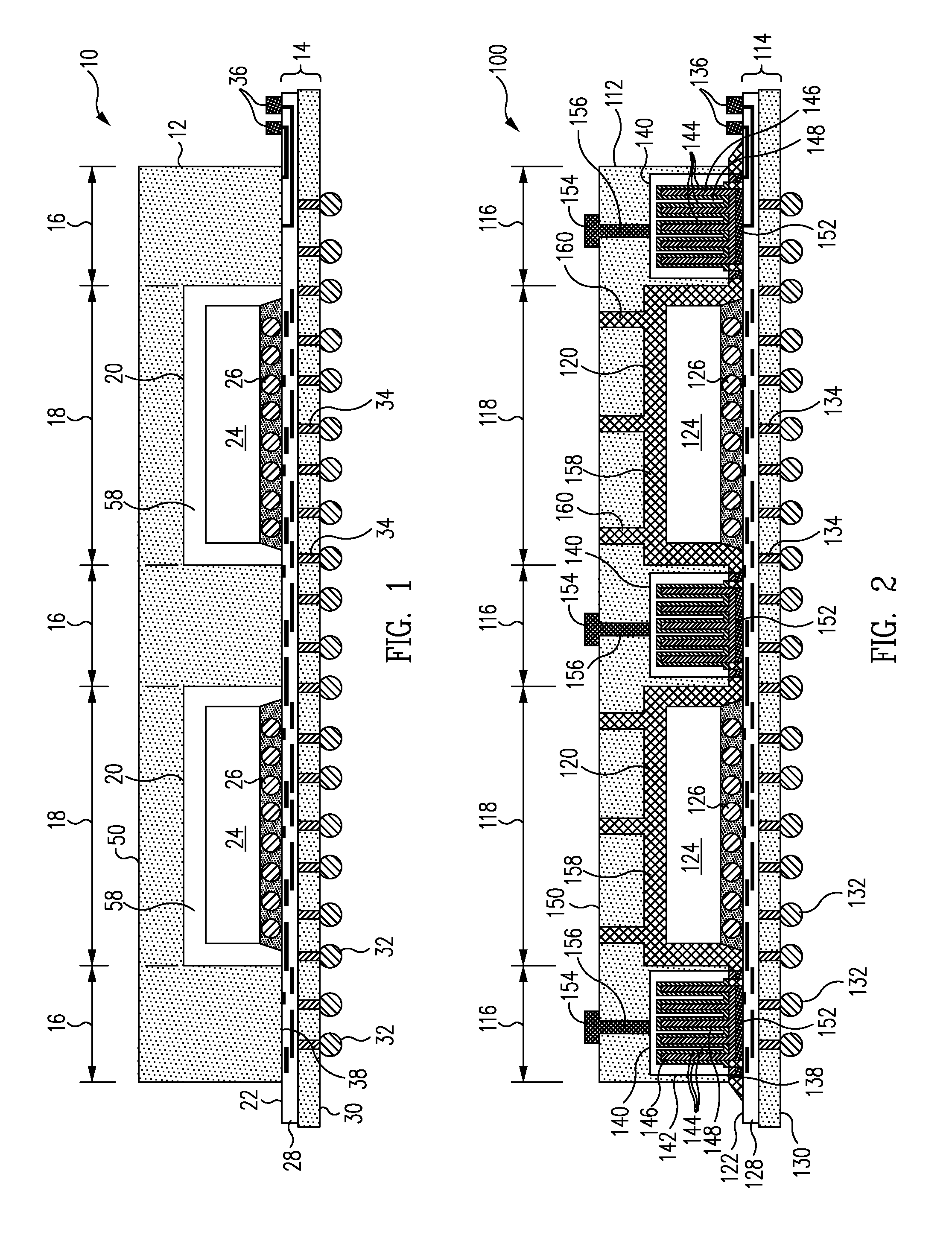 Making electrical components in handle wafers of integrated circuit packages