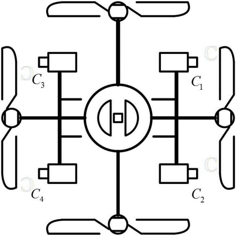 Camera calibration method and device for visual navigation unmanned aerial vehicle