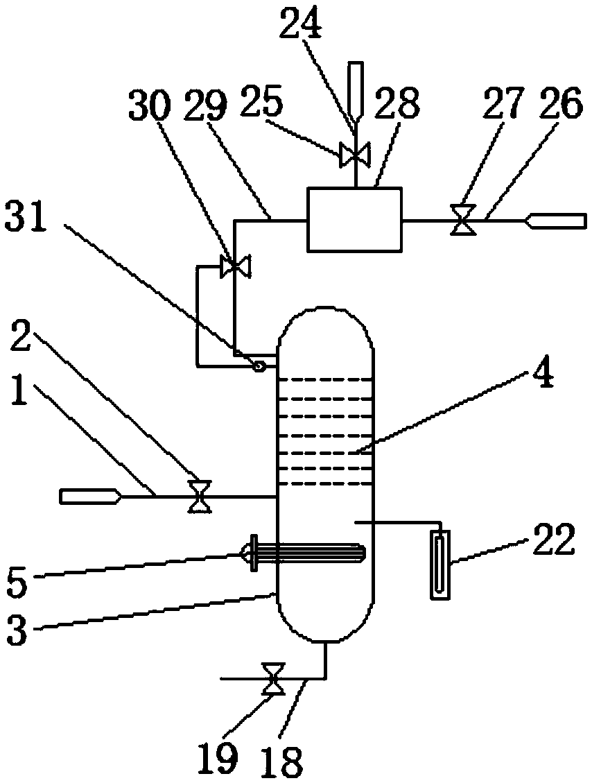 Chlorosilane and high polymer leakage cleaning system