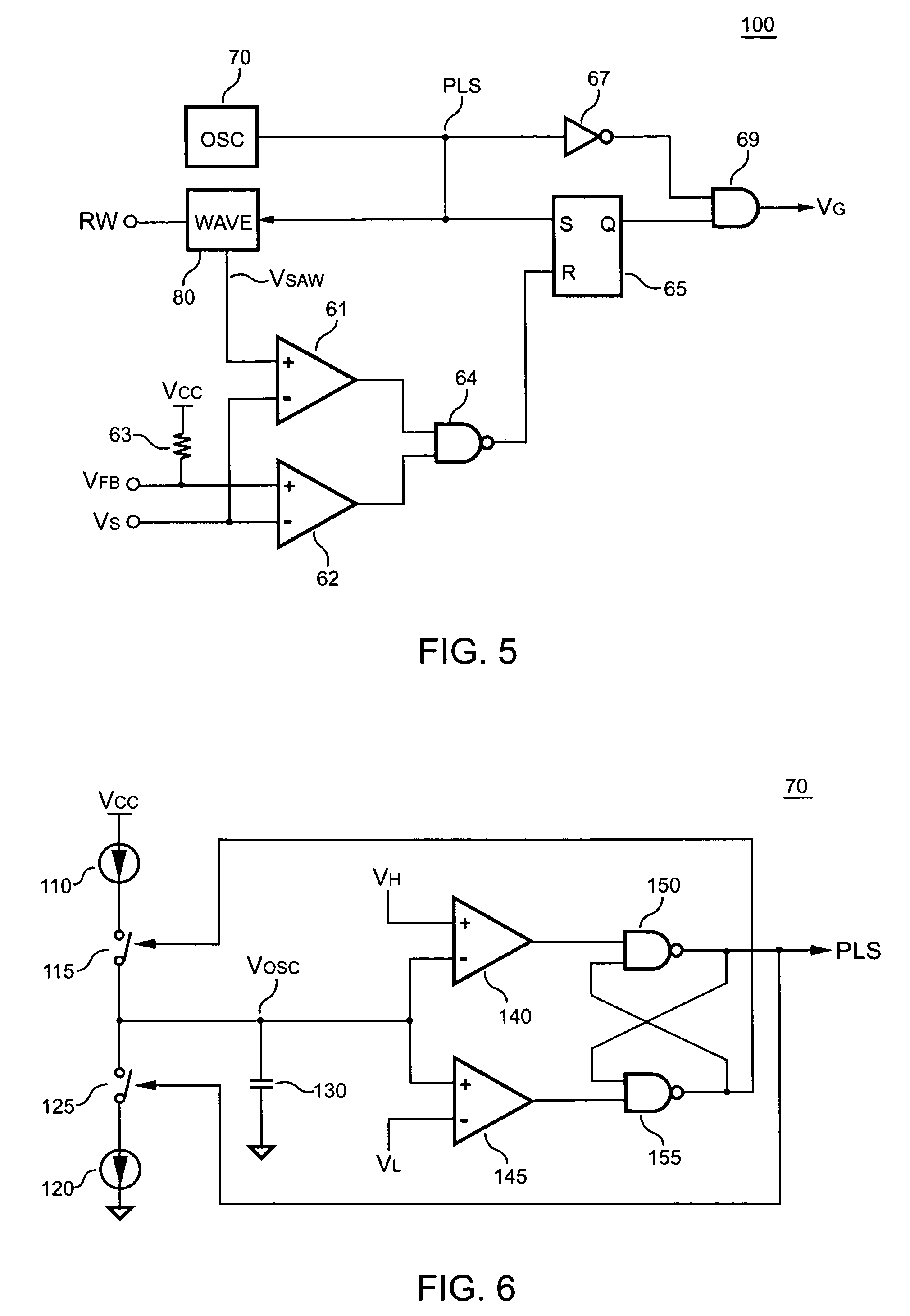 Control circuit having programmable waveform for limiting output power of power converter