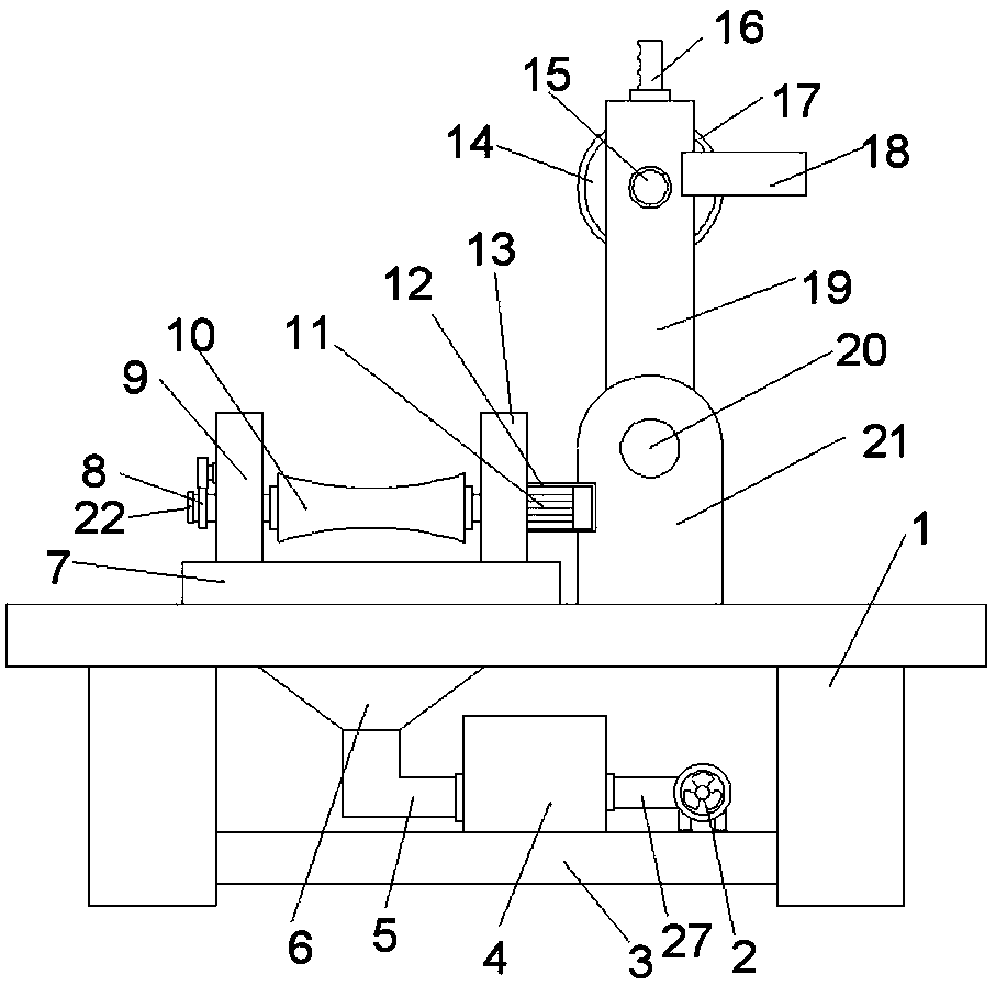 Efficient pipe cutting device