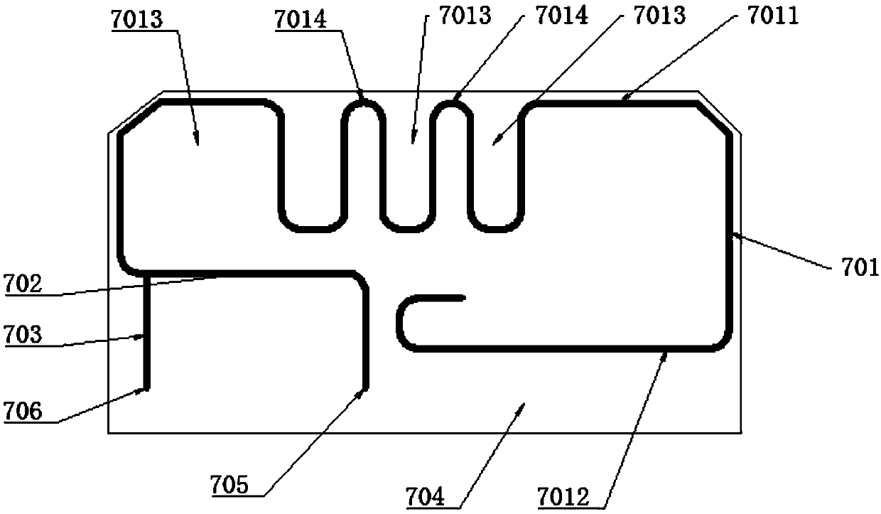 Implantable medical detection equipment