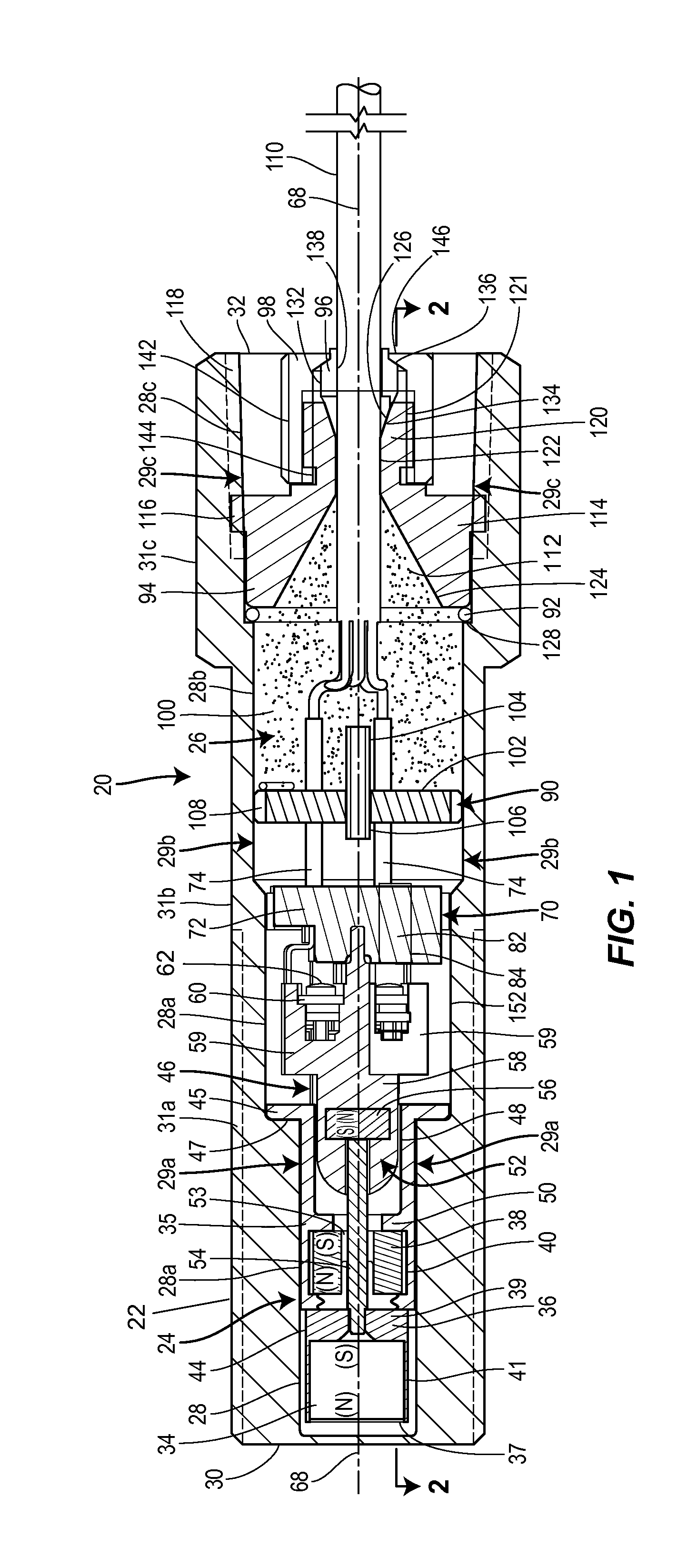 Double pole-double throw proximity switch