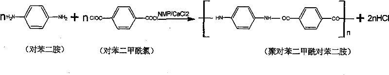 Polyphenylene terephthalamide fibre and preparation method thereof