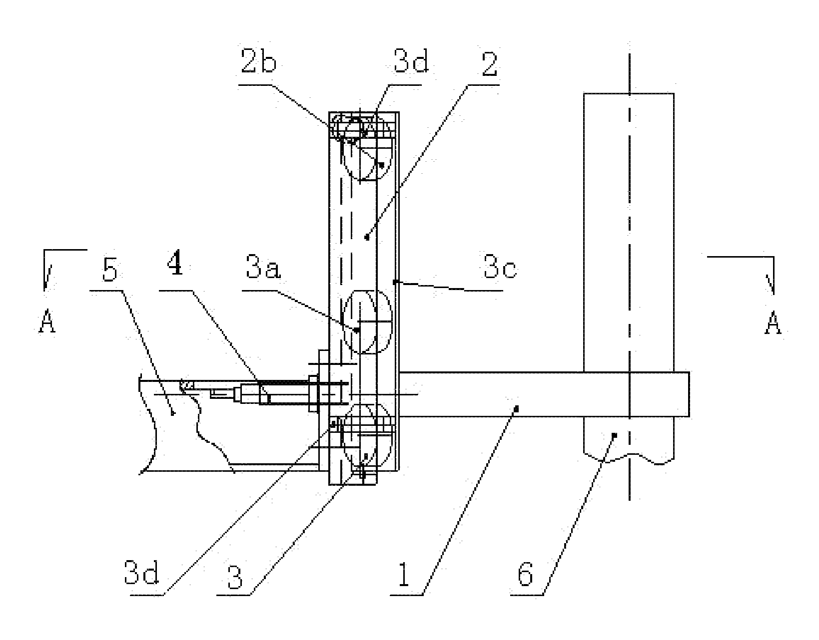 Anti-collision device for plasma vertical cutting gun