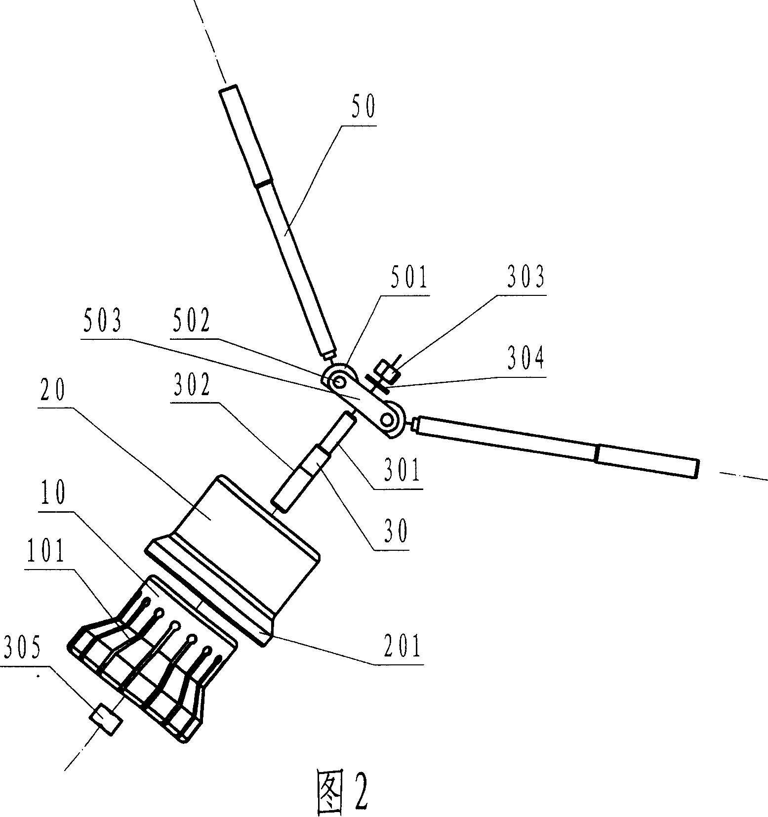 Circuit-breaker bundling type moveable contact special mounting tool