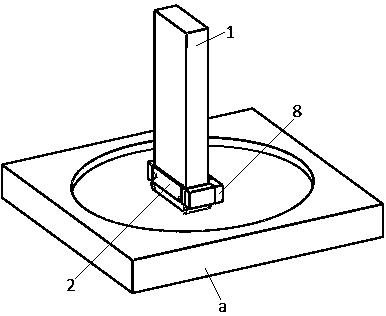 Automatic water-supply type ink stick for industrial art