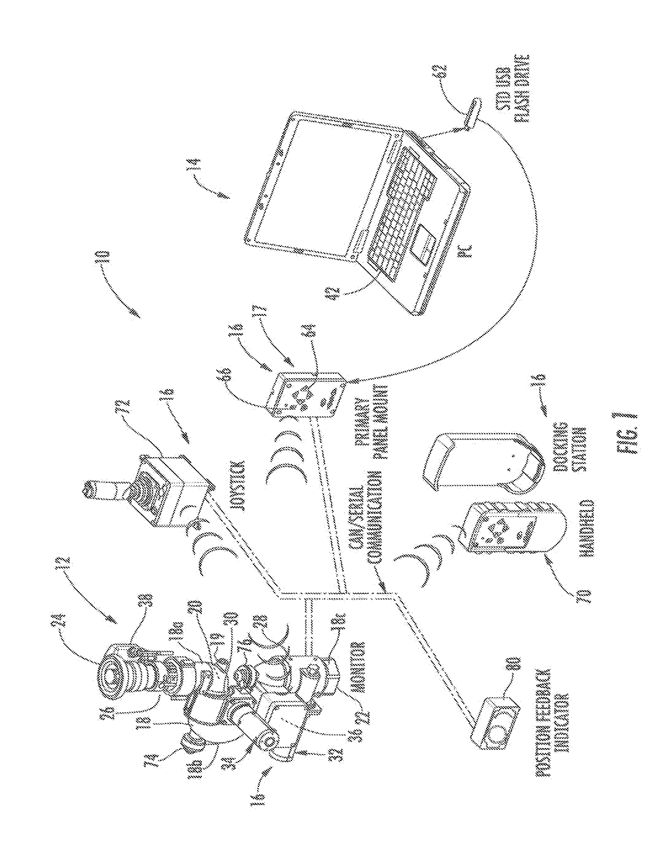 Firefighting monitor and control system therefor