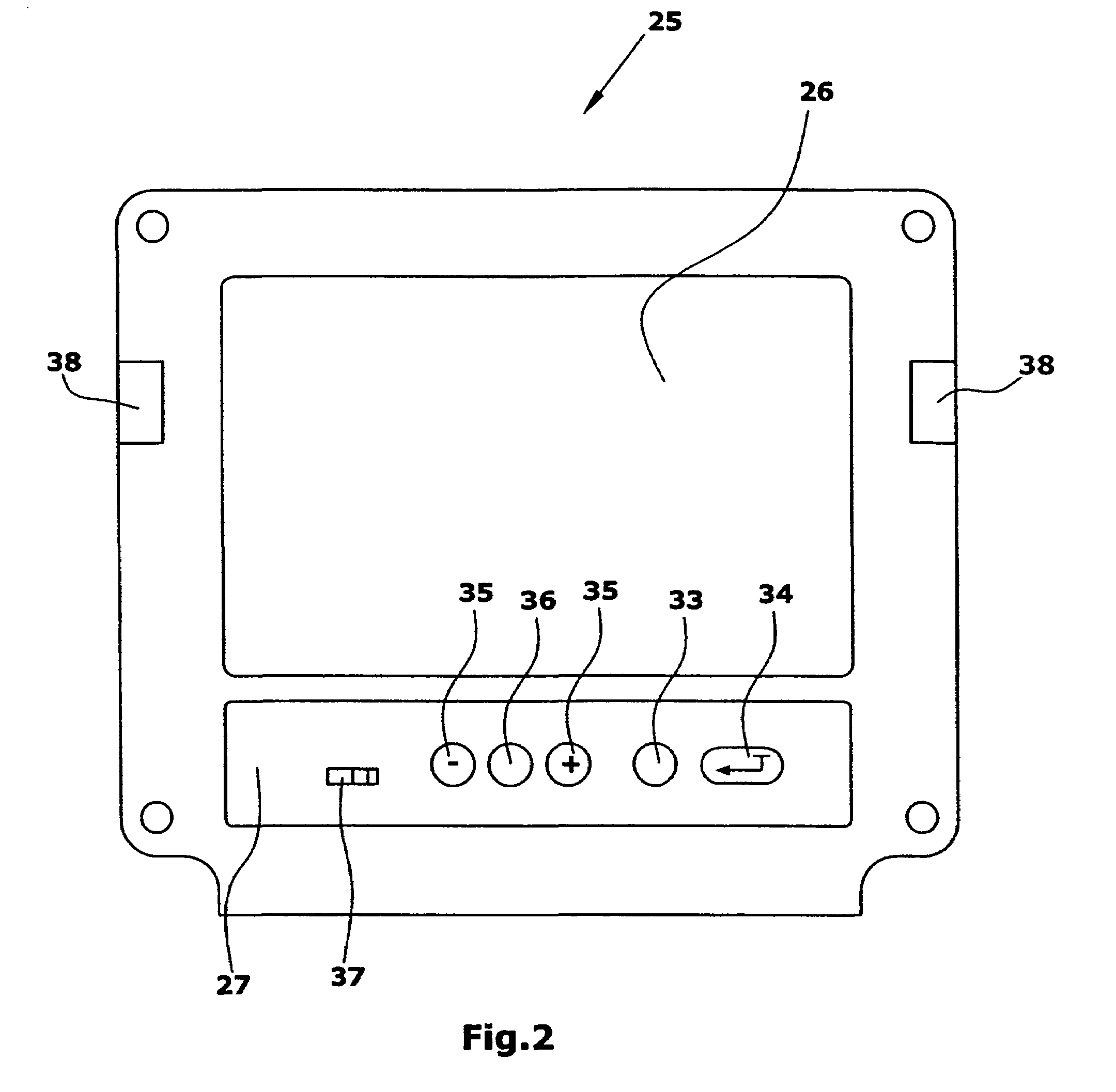 Blood treatment apparatus with alarm device
