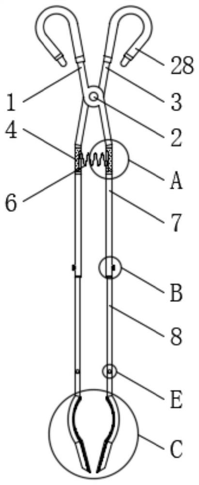 High-place garbage pickup device