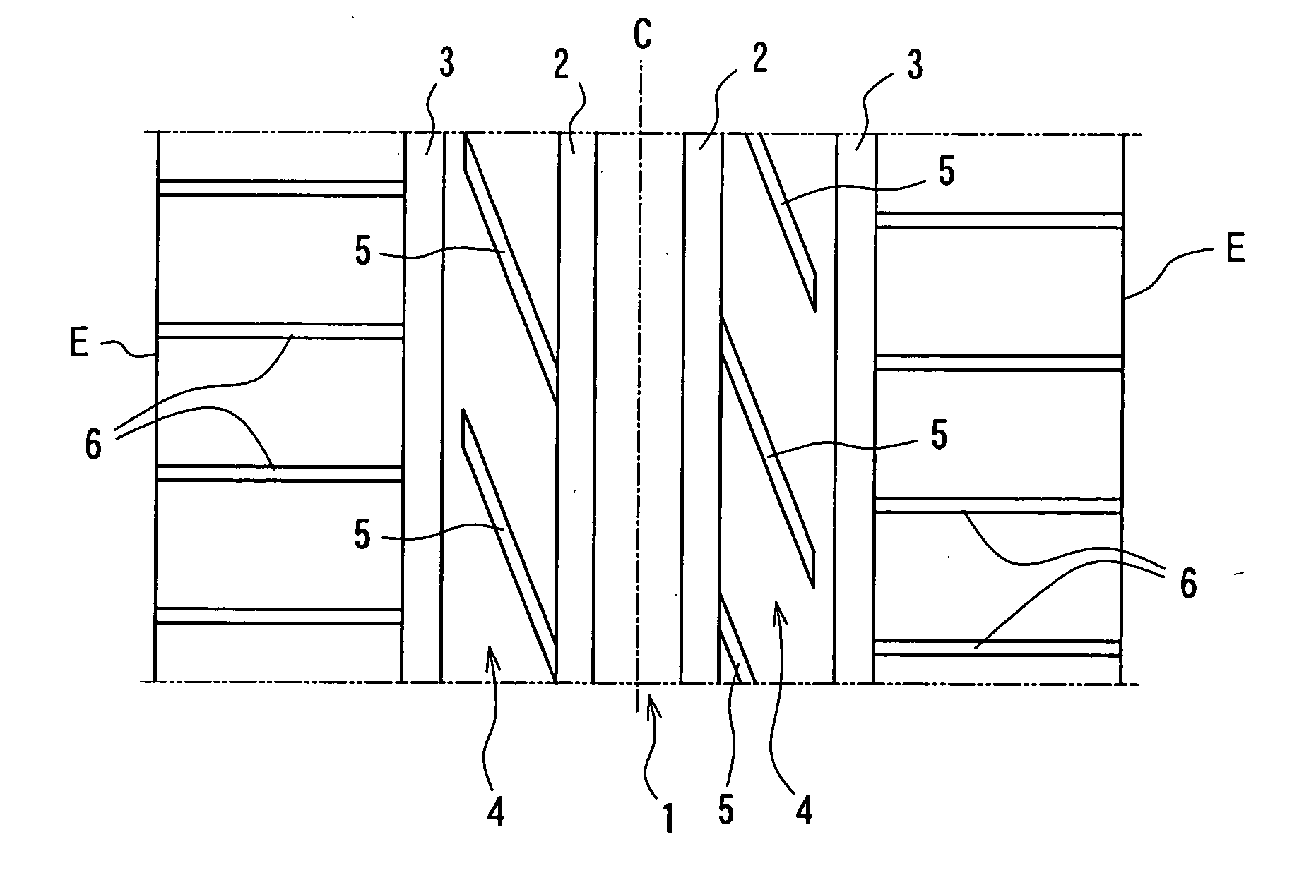 Pneumatic tire and method of designing tread pattern of the tire