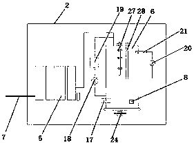 Split type combination tea machine device and working method thereof